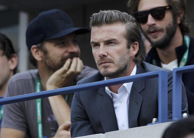 Moltissimi i vip sugli spalti: ecco David Beckham. Reuters